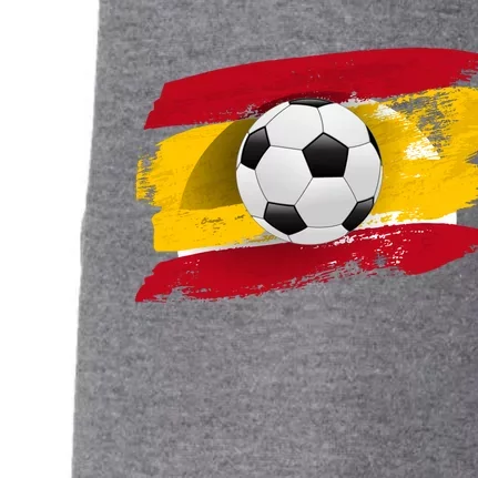 Spain Soccer Flag Doggie 3-End Fleece Hoodie