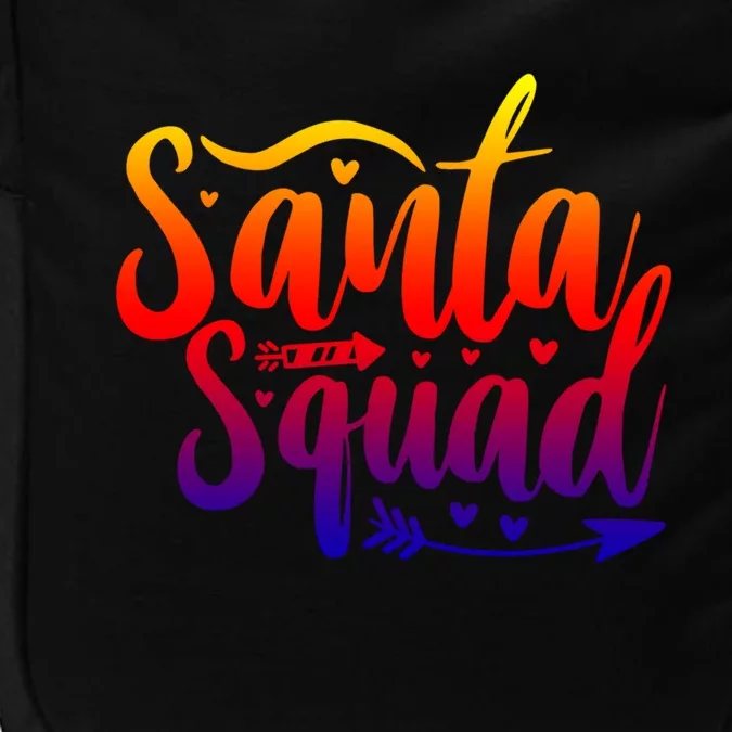 Santa Squad Funny Gift Funny Cool Gift Impact Tech Backpack