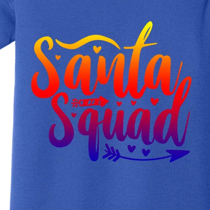 Santa Squad Funny Gift Funny Cool Gift Baby Bodysuit