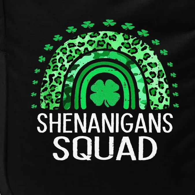 Shenanigans Squad Funny St Patricks Day Costume Rainbow Impact Tech Backpack