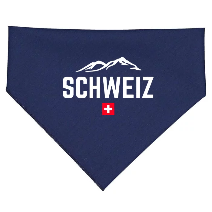 SUISSE SWITZERLAND Flag USA-Made Doggie Bandana