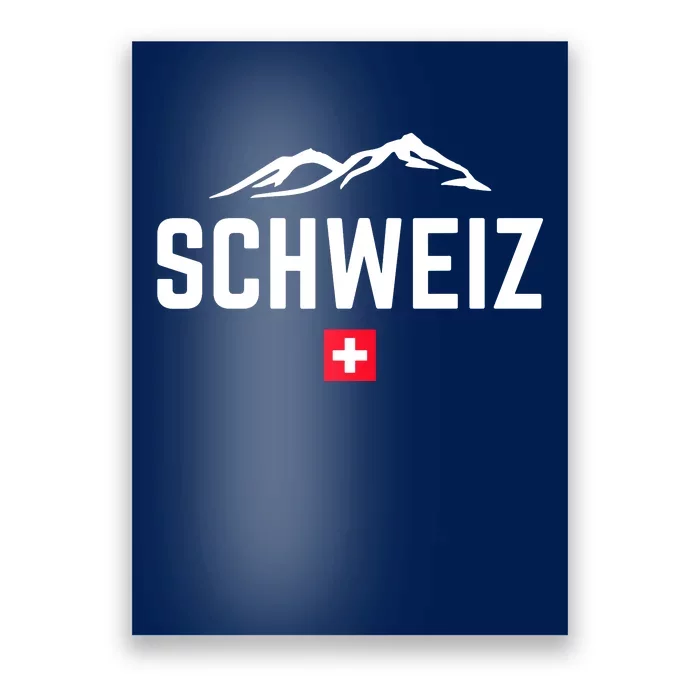 SUISSE SWITZERLAND Flag Poster