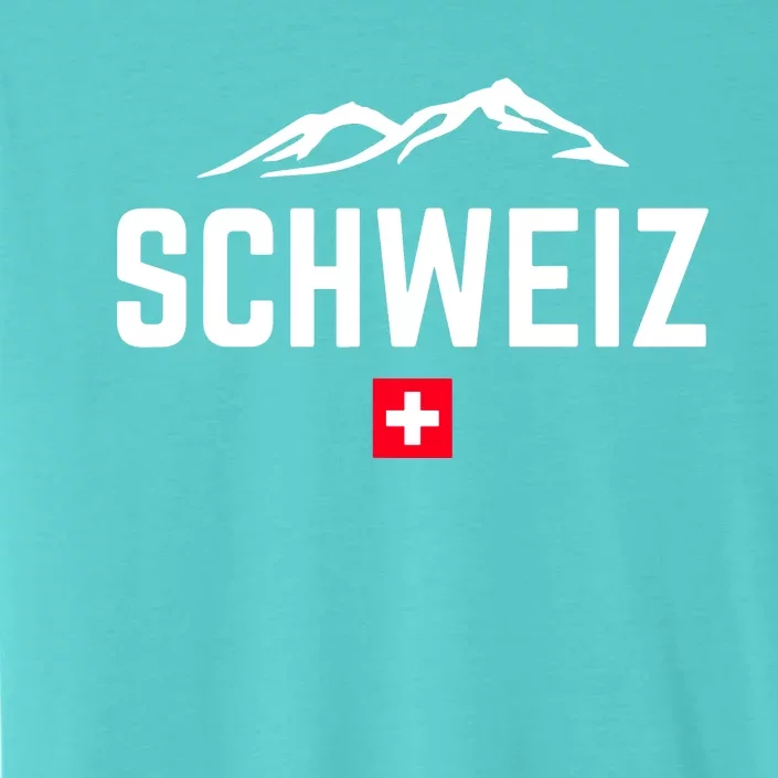 SUISSE SWITZERLAND Flag ChromaSoft Performance T-Shirt