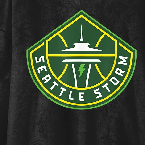 Seattle Storm Fan Base Hooded Wearable Blanket