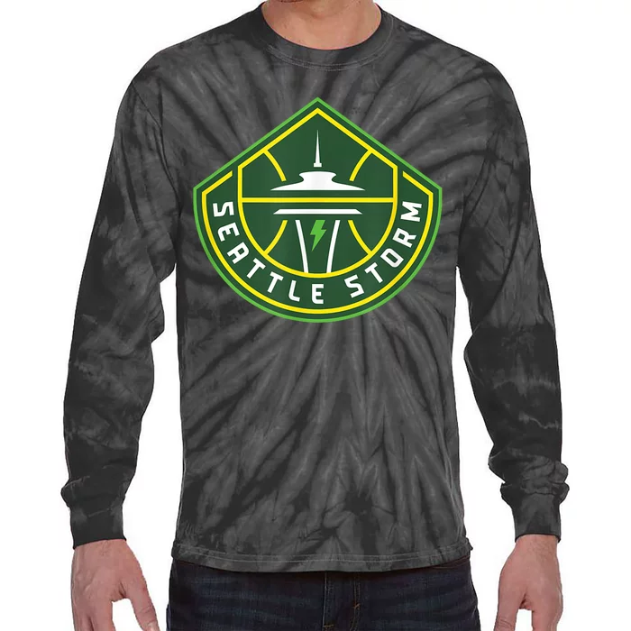 Seattle Storm Fan Base Tie-Dye Long Sleeve Shirt