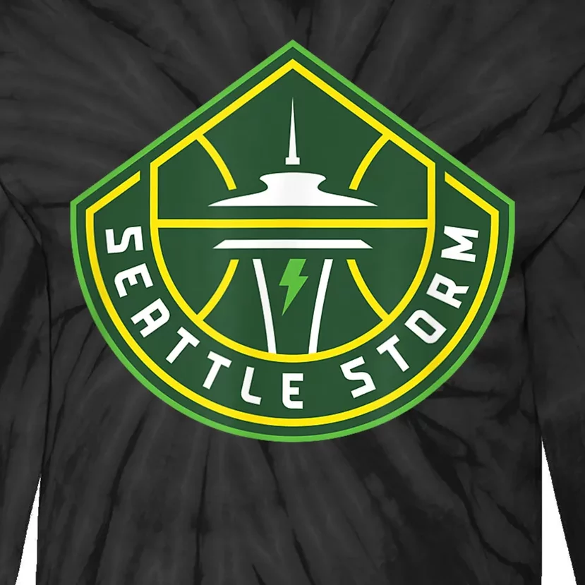 Seattle Storm Fan Base Tie-Dye Long Sleeve Shirt