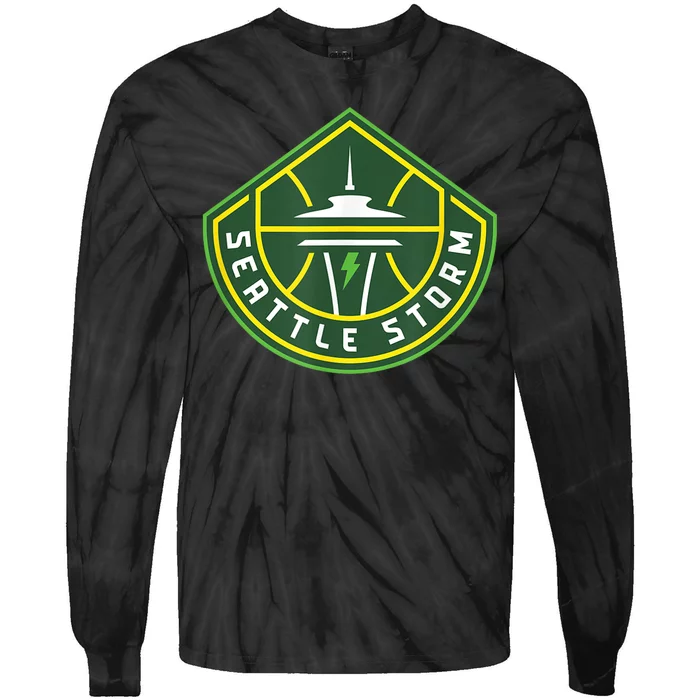 Seattle Storm Fan Base Tie-Dye Long Sleeve Shirt