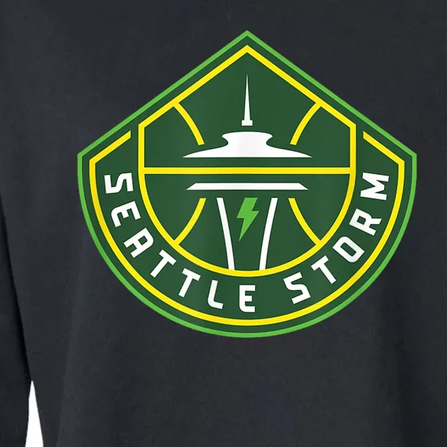 Seattle Storm Fan Base Cropped Pullover Crew