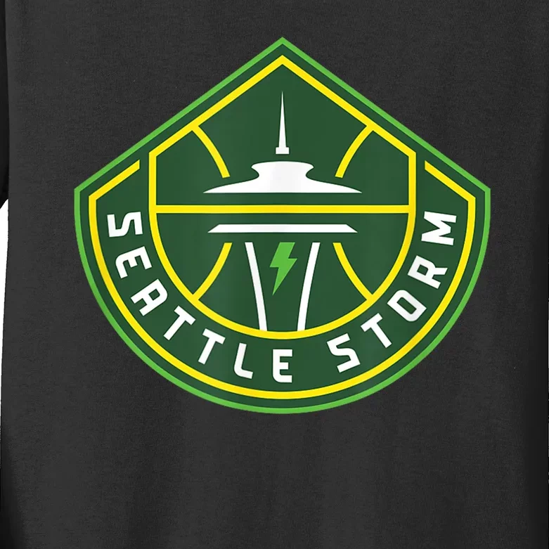 Seattle Storm Fan Base Kids Long Sleeve Shirt