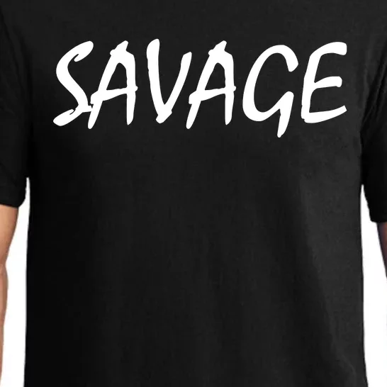 Savage Strength Funny Gift Pajama Set