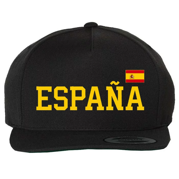 Spain Spanish Flag Red EspañA Wool Snapback Cap