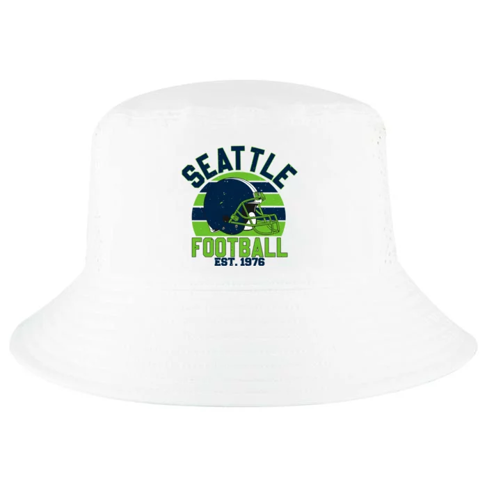 Seattle Seahawk Football Est 1976 Team Supporter Cool Comfort Performance Bucket Hat