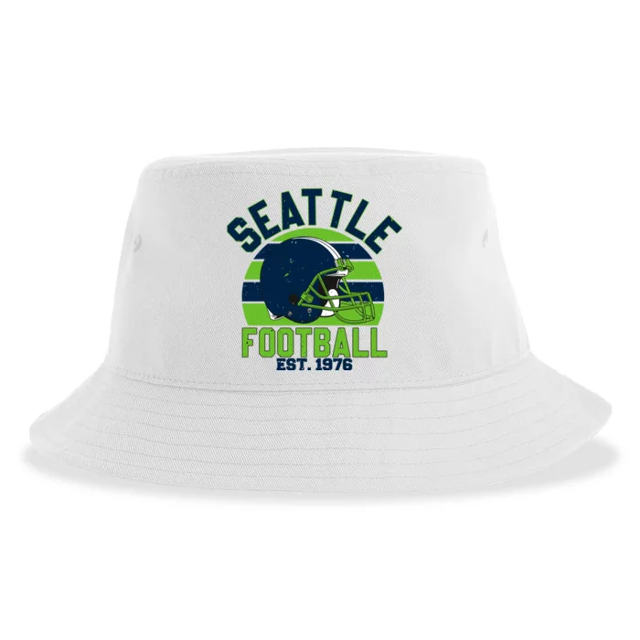 Seattle Seahawk Football Est 1976 Team Supporter Sustainable Bucket Hat