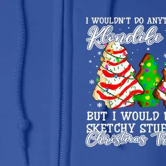 Sketchy Stuff For Some Christmas Tree Cakes Debbie Pajama Gift Full Zip Hoodie