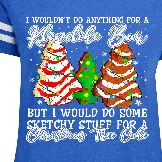 Sketchy Stuff For Some Christmas Tree Cakes Debbie Pajama Gift Enza Ladies Jersey Football T-Shirt