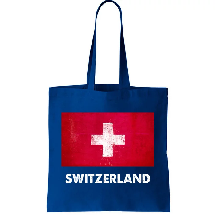 Swiss Switzerland Flag Cute Gift Tote Bag