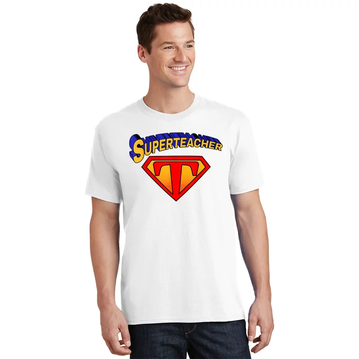 Superteacher Superhero Funny Teacher Gift Idea T-Shirt