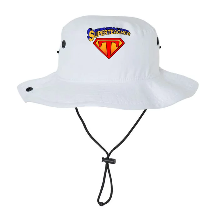 Superteacher Superhero Funny Teacher Gift Idea Legacy Cool Fit Booney Bucket Hat