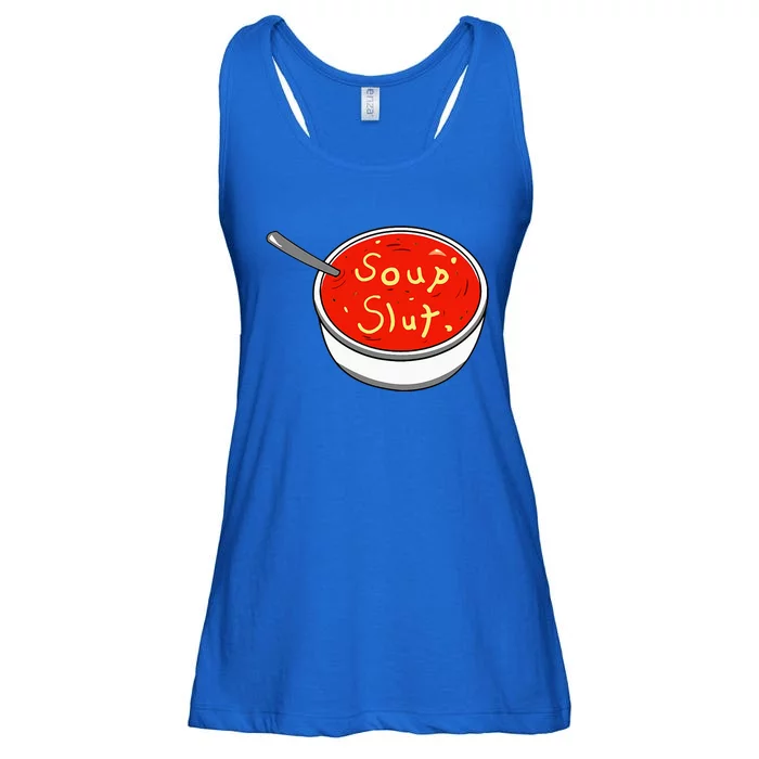 Soup Slut Funny Soup  Saying Ladies Essential Flowy Tank