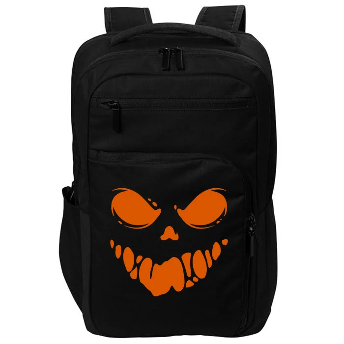 Scary Spooky Face Halloween Gift Impact Tech Backpack