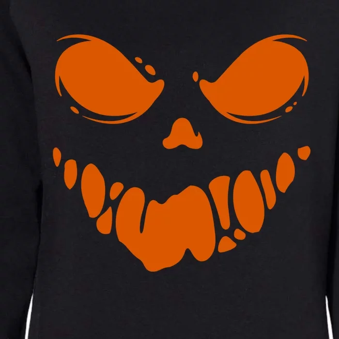 Scary Spooky Face Halloween Gift Womens California Wash Sweatshirt