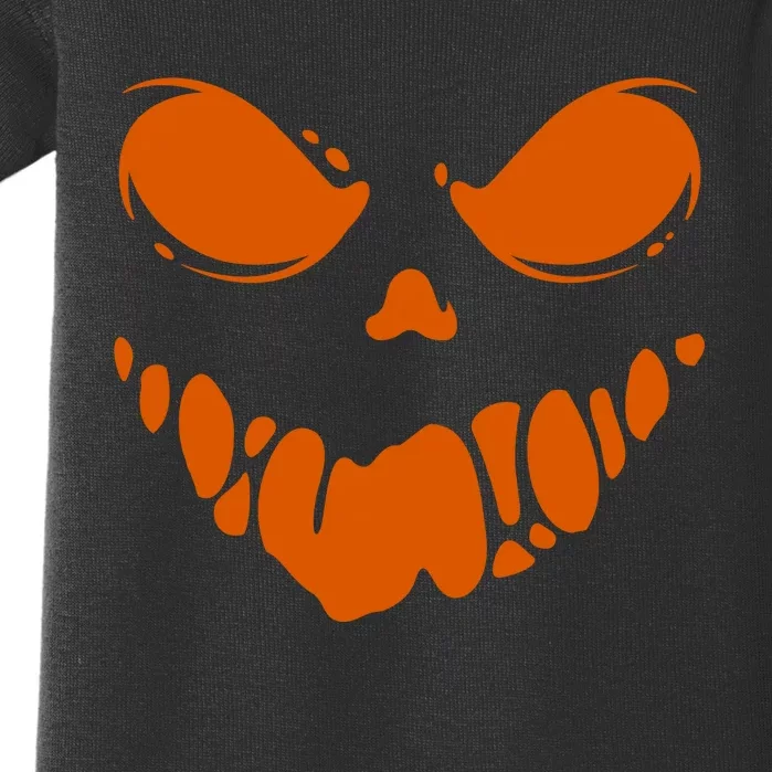 Scary Spooky Face Halloween Gift Baby Bodysuit