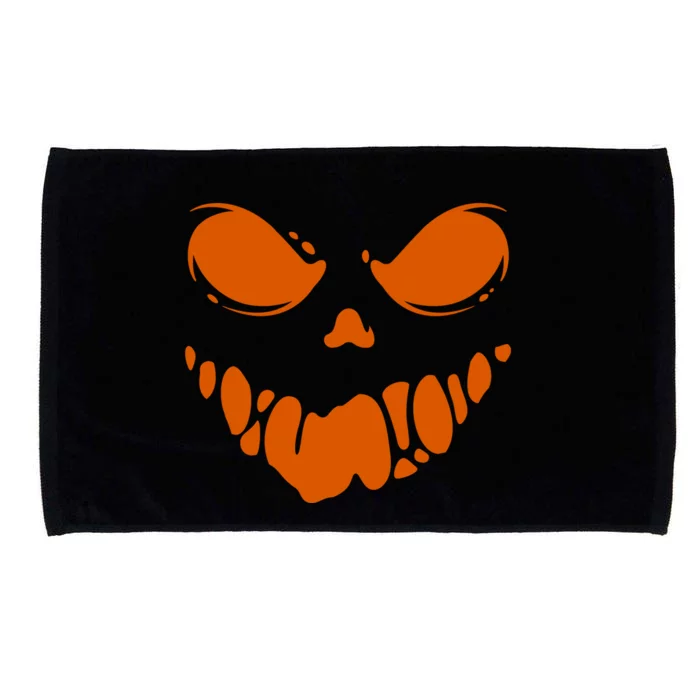 Scary Spooky Face Halloween Gift Microfiber Hand Towel