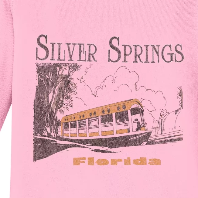 Silver Springs Florida Baby Long Sleeve Bodysuit