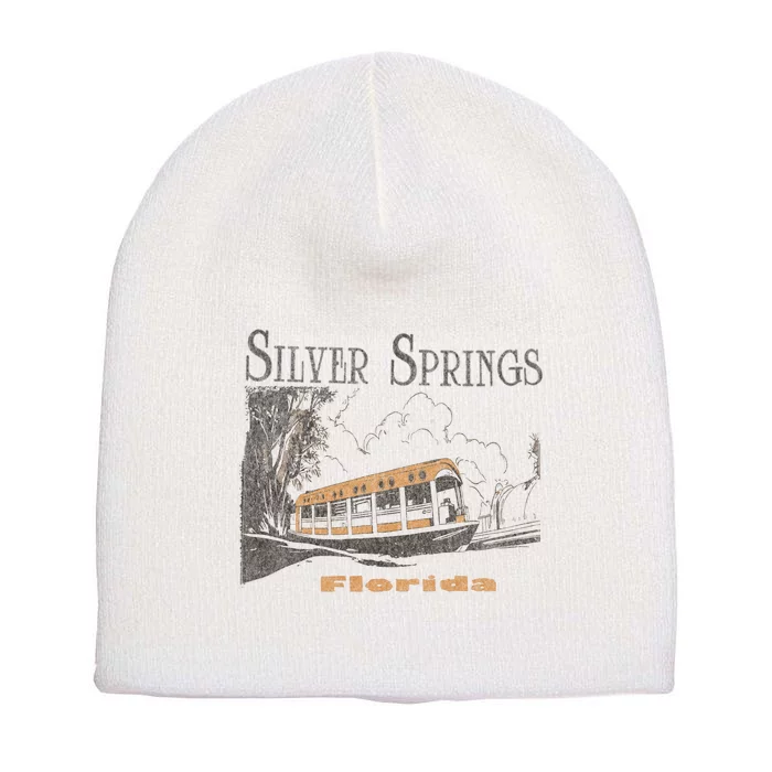 Silver Springs Florida Short Acrylic Beanie