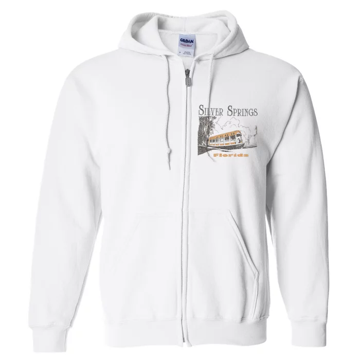 Silver Springs Florida Full Zip Hoodie