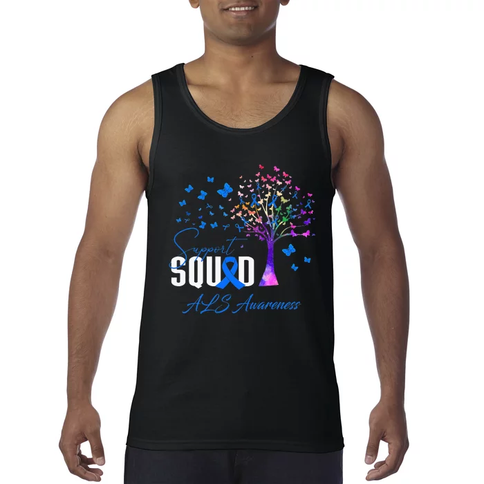 Support Squad For Als Awareness Tank Top