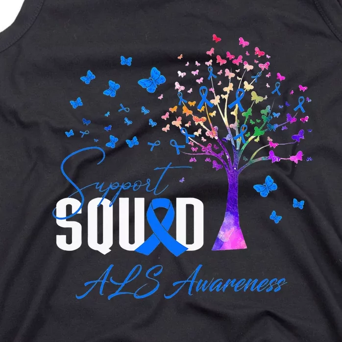 Support Squad For Als Awareness Tank Top