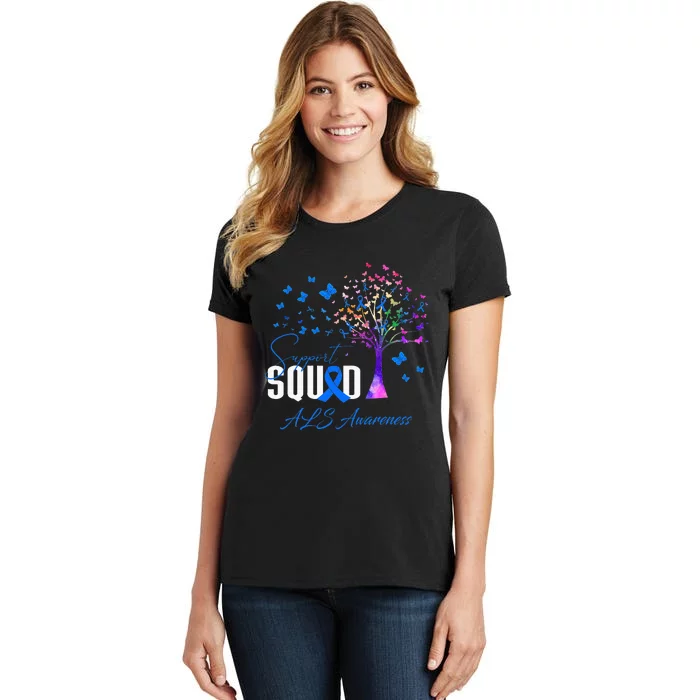 Support Squad For Als Awareness Women's T-Shirt