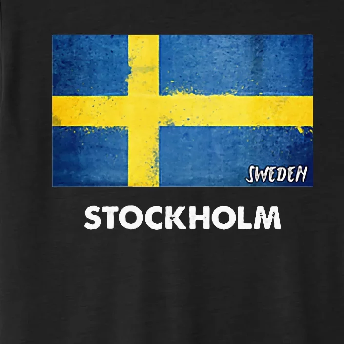 Stockholm Sweden Flag Stockholm ChromaSoft Performance T-Shirt