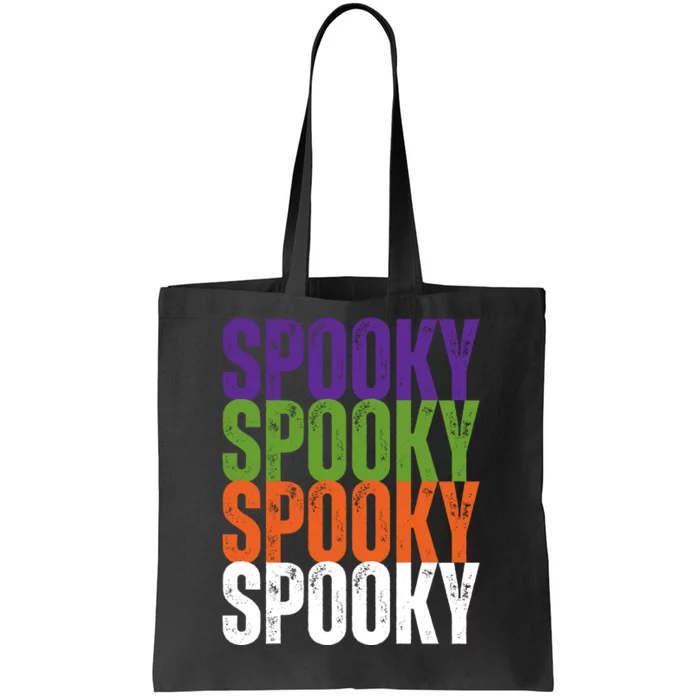 Spooky Spooky Funny Cute Halloween Tote Bag