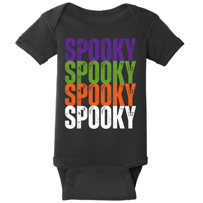 Spooky Spooky Funny Cute Halloween Baby Bodysuit