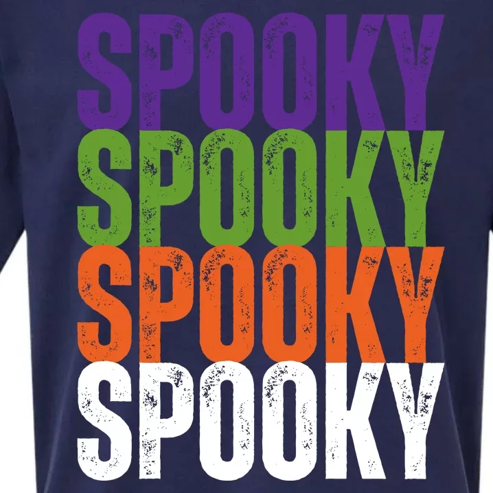 Spooky Spooky Funny Cute Halloween Sueded Cloud Jersey T-Shirt