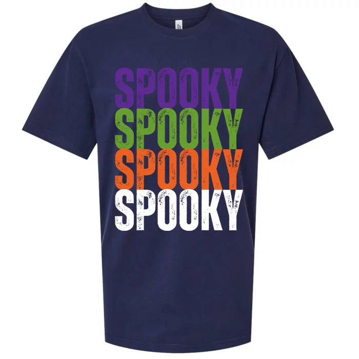 Spooky Spooky Funny Cute Halloween Sueded Cloud Jersey T-Shirt