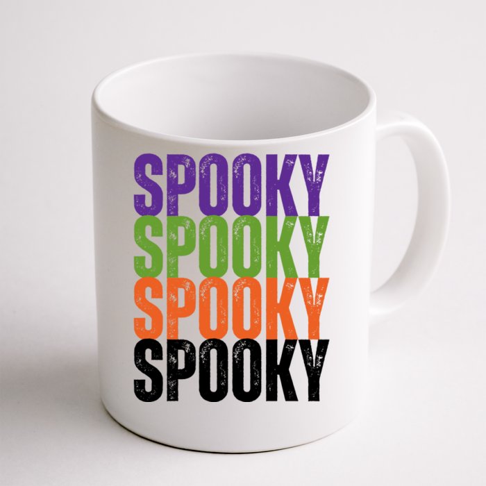 Spooky Spooky Funny Cute Halloween Front & Back Coffee Mug