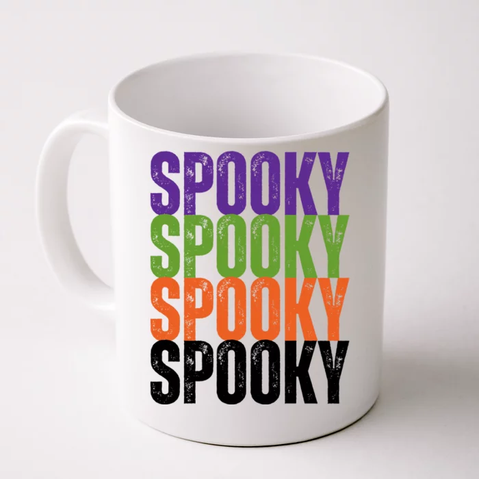 Spooky Spooky Funny Cute Halloween Front & Back Coffee Mug