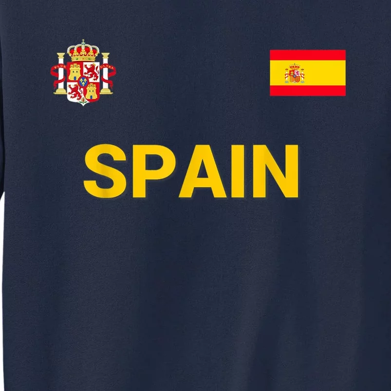 Spain Shirt-Espana Flag Jersey Soccer -Football Tall Sweatshirt