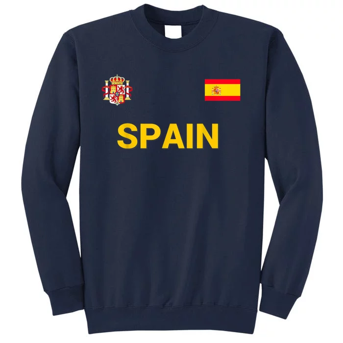 Spain Shirt-Espana Flag Jersey Soccer -Football Tall Sweatshirt