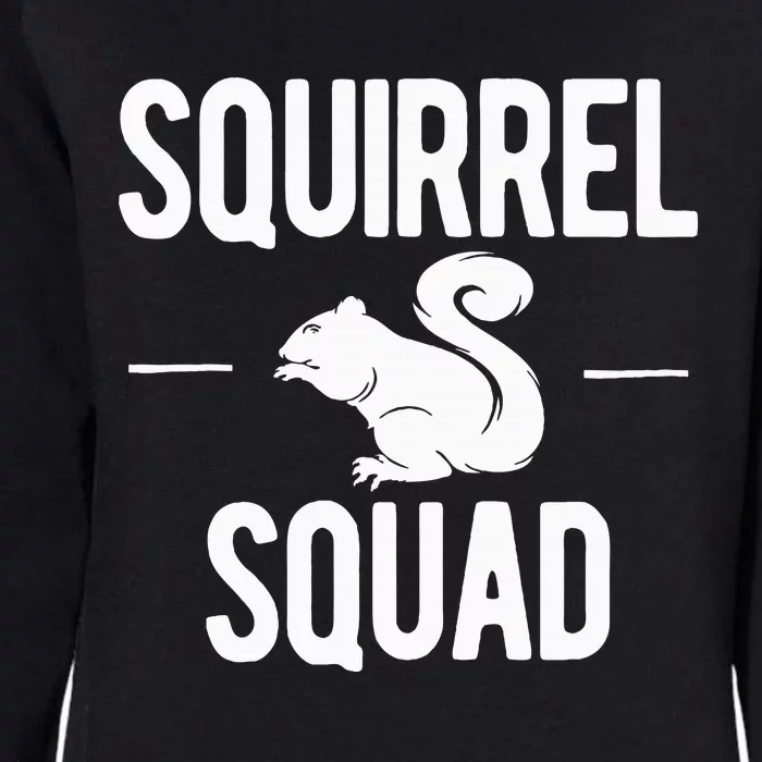 Squirrel Squad Funny Womens California Wash Sweatshirt