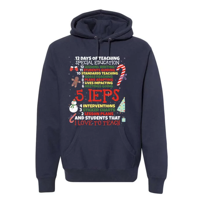 Sped School Funny Special Education Teacher Gift Premium Hoodie