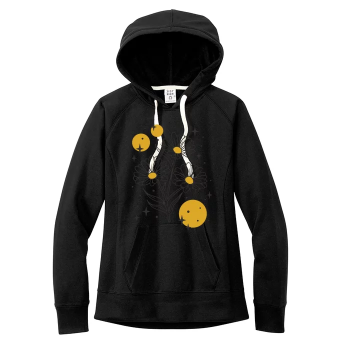 Sunflower Spring Floral Women's Fleece Hoodie