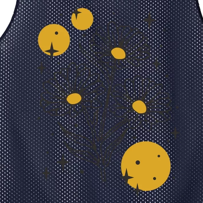 Sunflower Spring Floral Mesh Reversible Basketball Jersey Tank