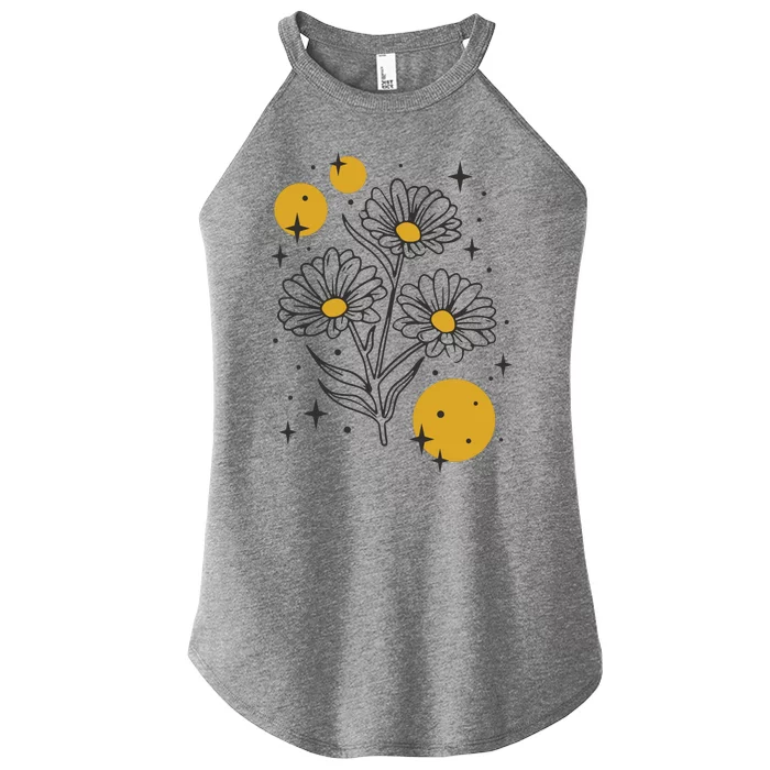 Sunflower Spring Floral Women’s Perfect Tri Rocker Tank