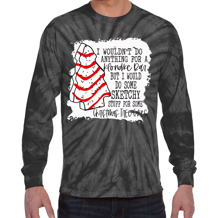 Sketchy Stuff for Some Christmas Tree Cakes Classic Tie-Dye Long Sleeve Shirt