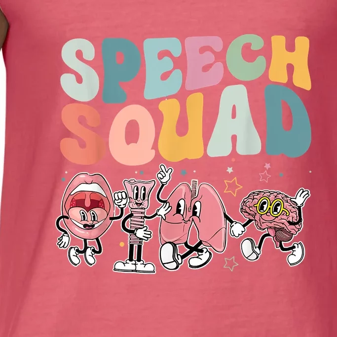 Speech Squad Funny Speech Therapy Speech Pathologist Comfort Colors® Tank Top