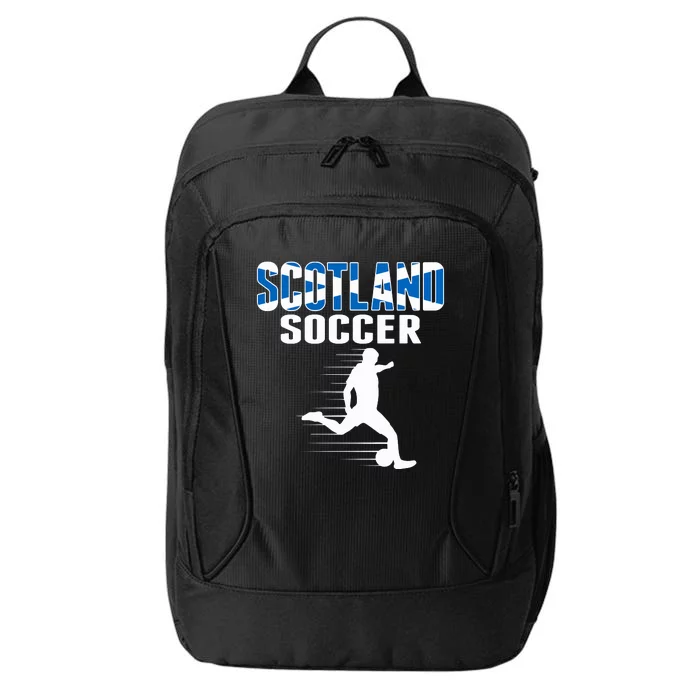 Scotland Soccer Fans Jersey Scottish Flag Football Lovers City Backpack